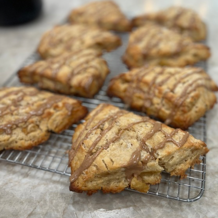 Egg Nog Clementine Scone
