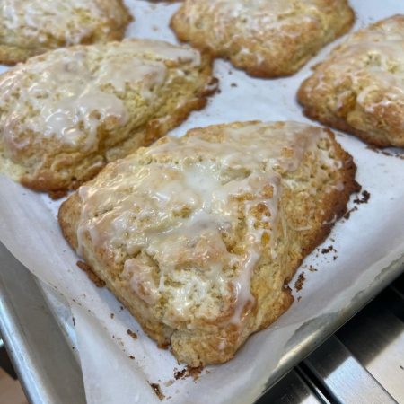Poached Citrus Scone