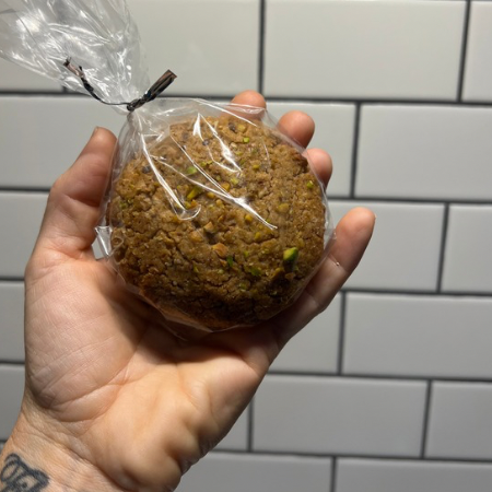 Pistachio Cardamom Einkorn Cookies