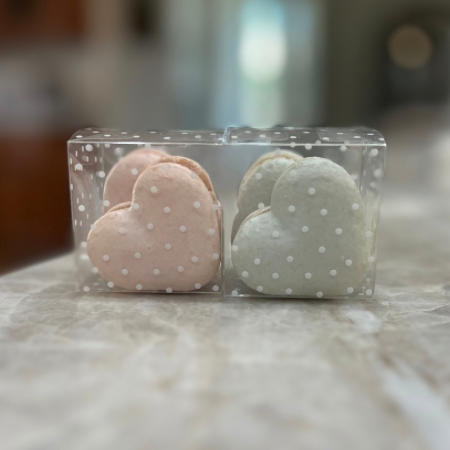 Shells and Sugar Valentines Macarons